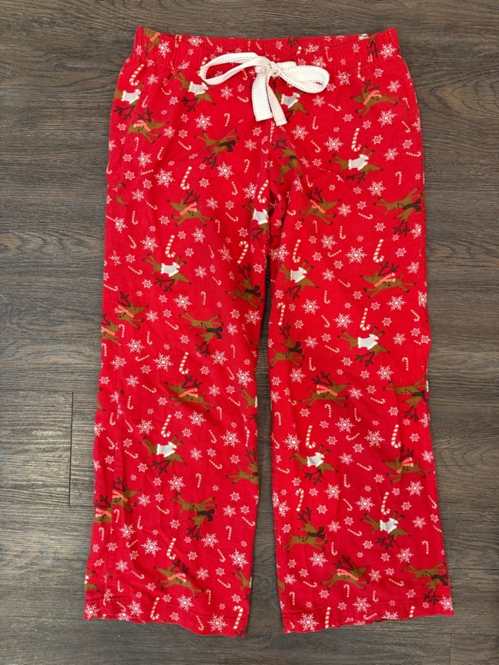 Women’s Old Navy Red Redindeer Pajama Pants Size Small